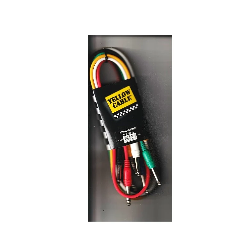 Lot de 6 câbles patch 90 cm Yellow Cable P090-6