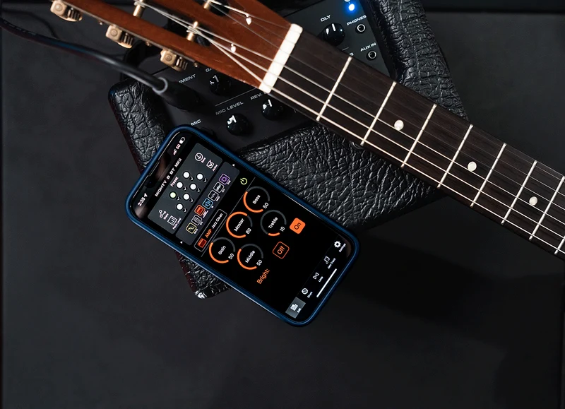 Ampli GUITARE ELECTRIQUE Portable 8W - 2 canaux Bluetooth NUX MIGHTY-8BT-MK2