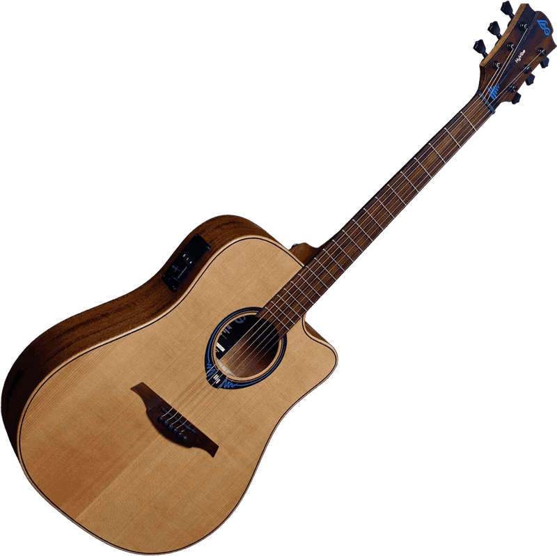 GUITARE LAG SERIE HYVIBE 10 Dreadnought Pan-Coupé - fin de série