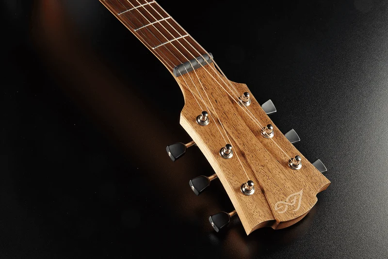 GUITARE FOLK DREADNOUGHT BLACK AND BROWN LAG TRAMONTANE T70D-B&B