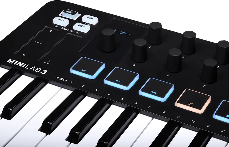 Clavier maître Arturia MiniLab 3 – Noir
