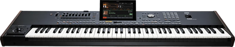 CLAVIER ARRANGEUR 76 notes semi lesté, MP3, harmoniseur KORG PA5X-76