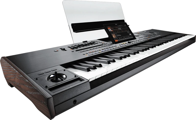 CLAVIER ARRANGEUR 76 notes semi lesté, MP3, harmoniseur KORG PA5X-76