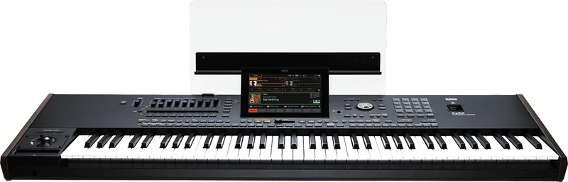 CLAVIER ARRANGEUR 76 notes semi lesté, MP3, harmoniseur KORG PA5X-76