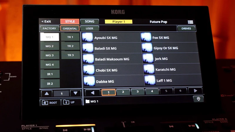 CLAVIER ARRANGEUR 61 notes ORIENTAL KORG PA5XOR61