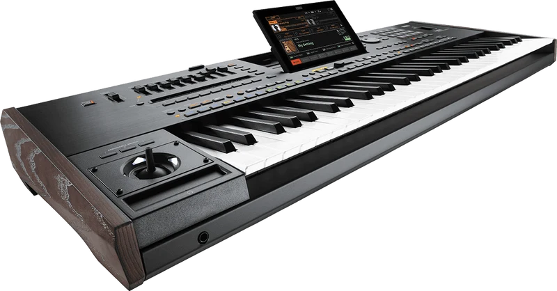 CLAVIER ARRANGEUR 61 notes semi lesté, MP3, harmoniseur KORG PA5X-61
