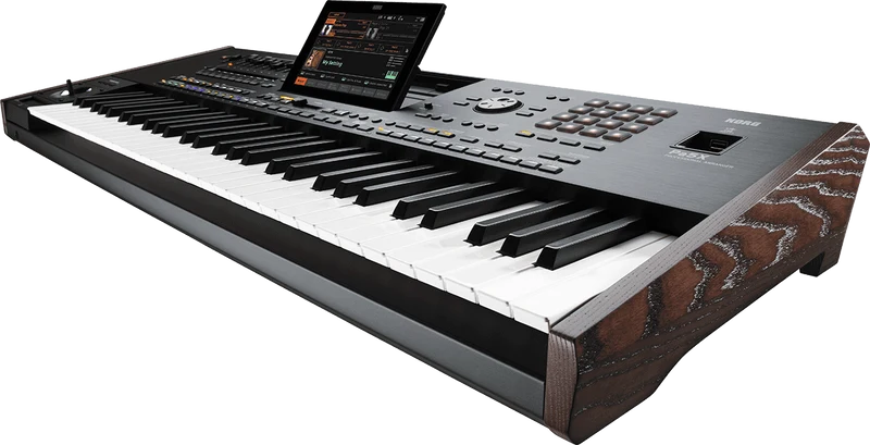 CLAVIER ARRANGEUR 61 notes semi lesté, MP3, harmoniseur KORG PA5X-61