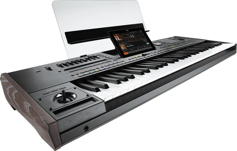CLAVIER ARRANGEUR 61 notes semi lesté, MP3, harmoniseur KORG PA5X-61