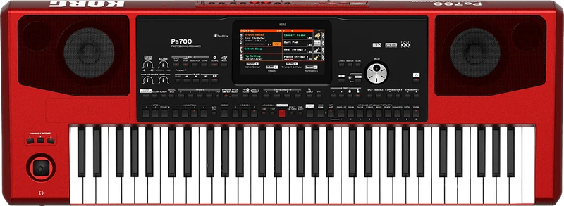 CLAVIER ARRANGEUR 61 NOTES KORG PA700 VERSION ROUGE