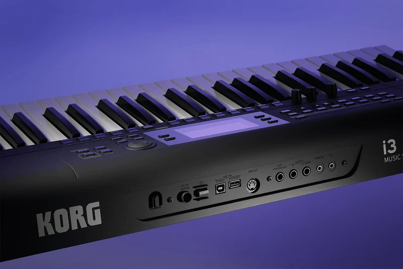 CLAVIER ARRANGEUR 61 NOTES NOIR NON AMPLIFIE KORG I3-MB