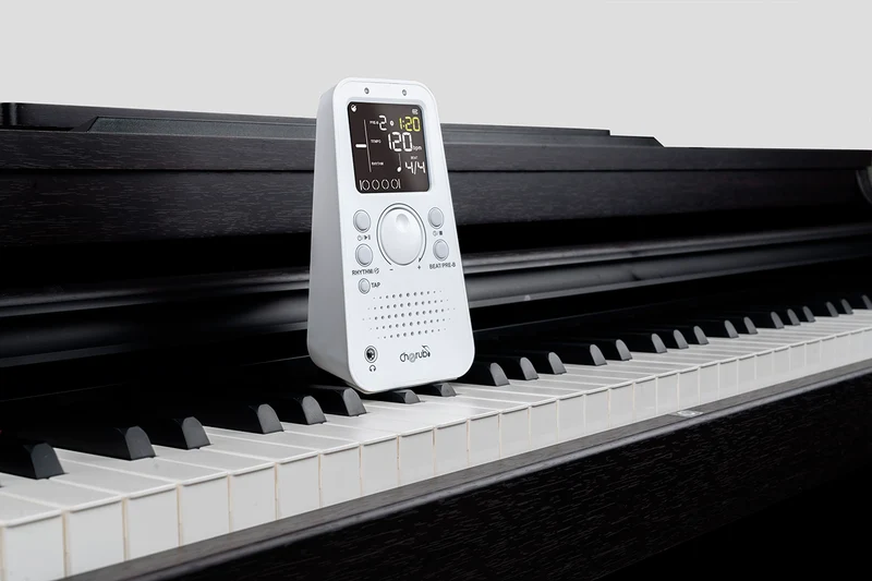 Métronome électronique évolué - blanc CHERUB WSM-289