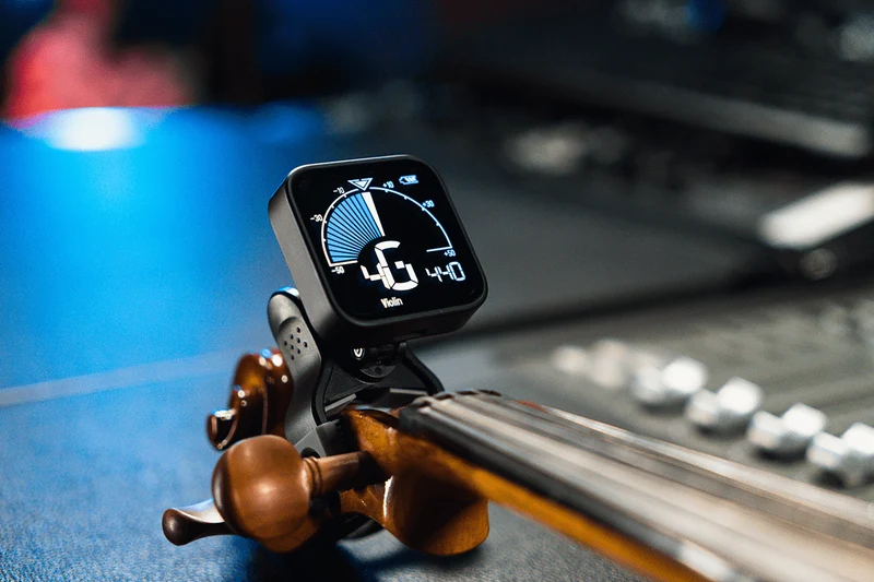 ACCORDEUR METRONOME A PINCE Pour Violon - batterie rechargeable CHERUB WMT 565V