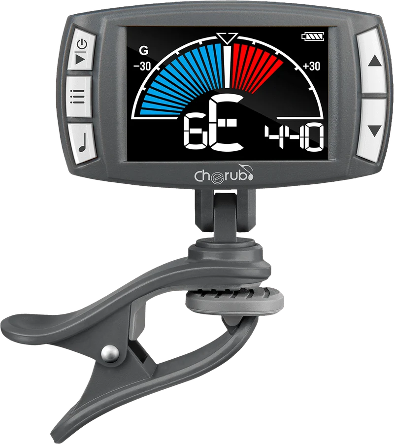 Accordeur/Métronome pince 3 en 1 - écran LCD CHERUB WMT-560