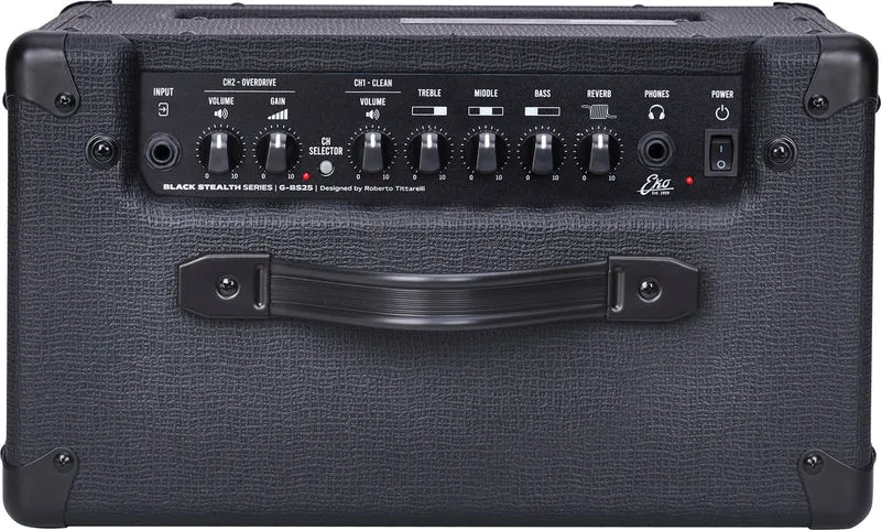 Ampli guitare électrique EKO Black Stealth 25W Reverb G-BS25