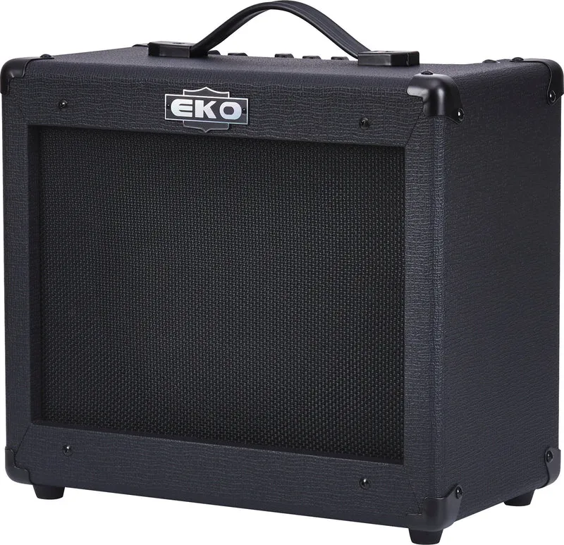 Ampli guitare électrique EKO Black Stealth 25W Reverb G-BS25