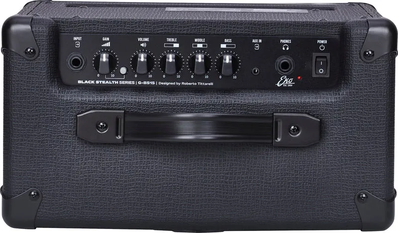 Ampli guitare électrique Eko Black Stealth 15W G-BS15