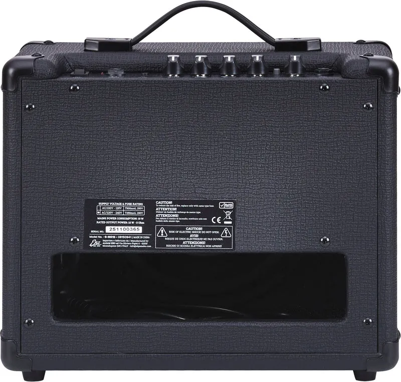 Ampli guitare électrique Eko Black Stealth 15W G-BS15
