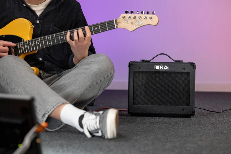 Ampli guitare électrique Eko Black Stealth 15W G-BS15