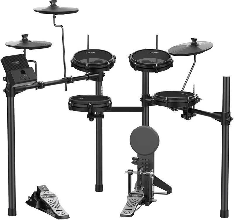 BATTERIE ELECTRONIQUE 4 FUTS 3 CYMBALES NUX DM-110