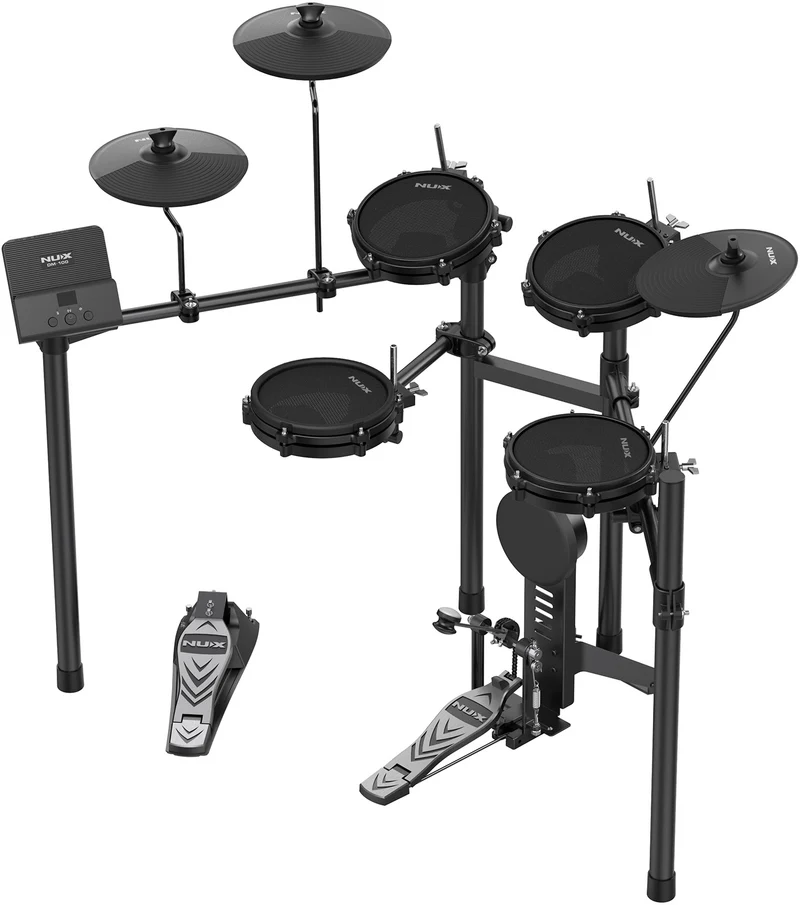 BATTERIE ELECTRONIQUE 4 FUTS 3 CYMBALES NUX DM-110