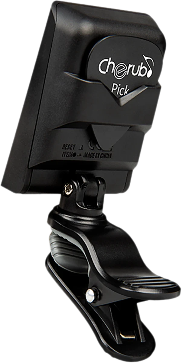 Accordeur pince auto power on/off + porte-médiator CHERUB WST 680