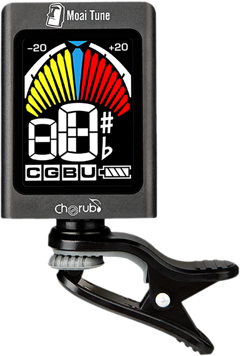 Accordeur pince auto power on/off + porte-médiator CHERUB WST 680