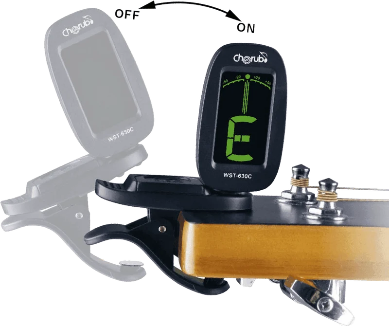 Accordeur pince chromatique auto power-on CHERUB WST 630C