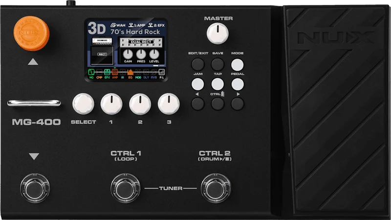 MULTI-EFFETS GUITARE COMPACT NUX MG400