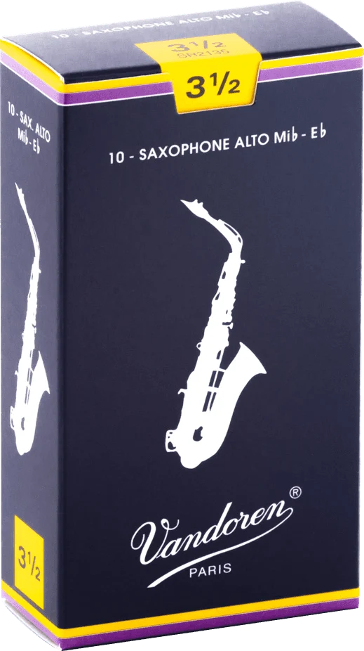 boite 10 anches saxophone alto VANDOREN MIb TRADITIONNELLE SR 2135 - force 3.5
