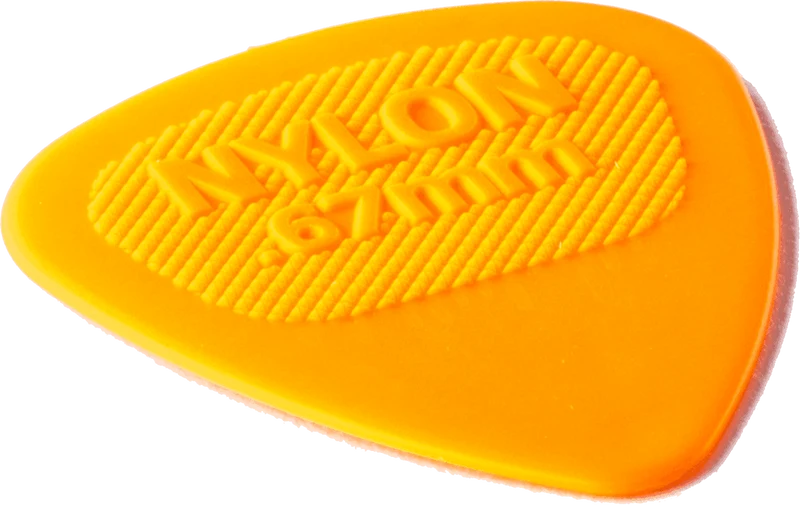 Médiators Dunlop NYLON MIDI 0.67 mm - LOT DE 6