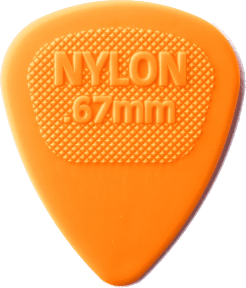 Médiators Dunlop NYLON MIDI 0.67 mm - LOT DE 6