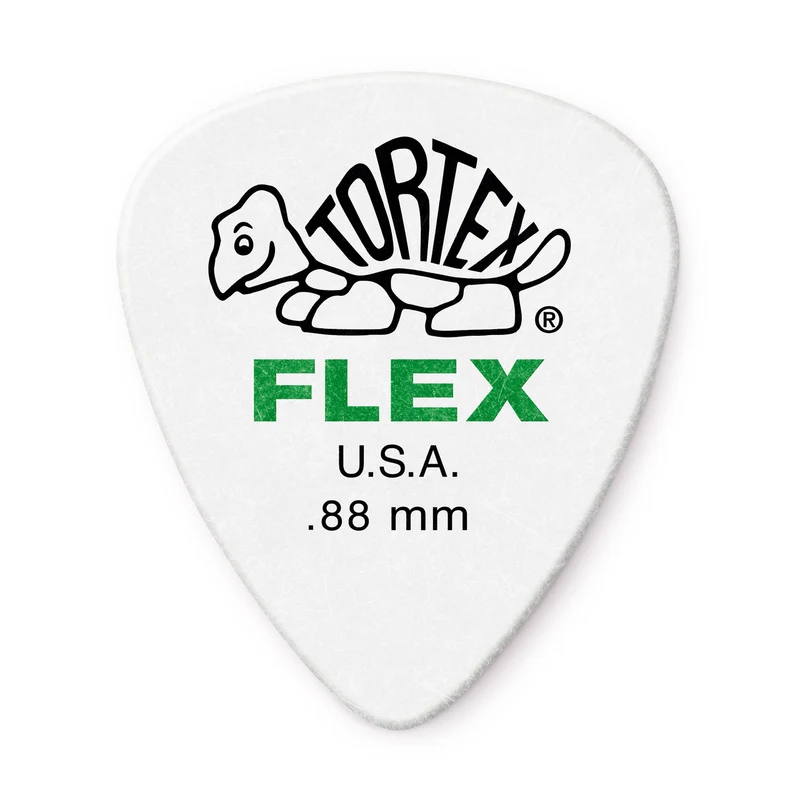 Médiators Dunlop TORTEX FLEX STANDARD 0.88 mm - LOT DE 6