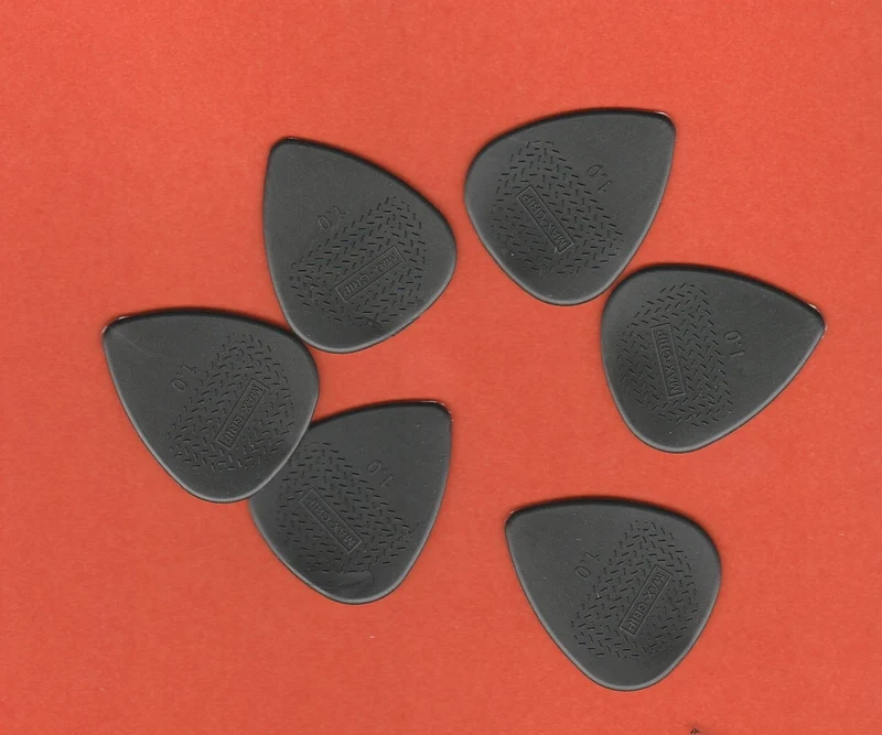 Médiators Dunlop Maxi grip 1.00 mm - LOT DE 6