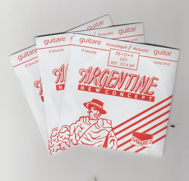 Corde guitare jazz manouche ARGENTINE Ré 4ème 029 - lot de 3