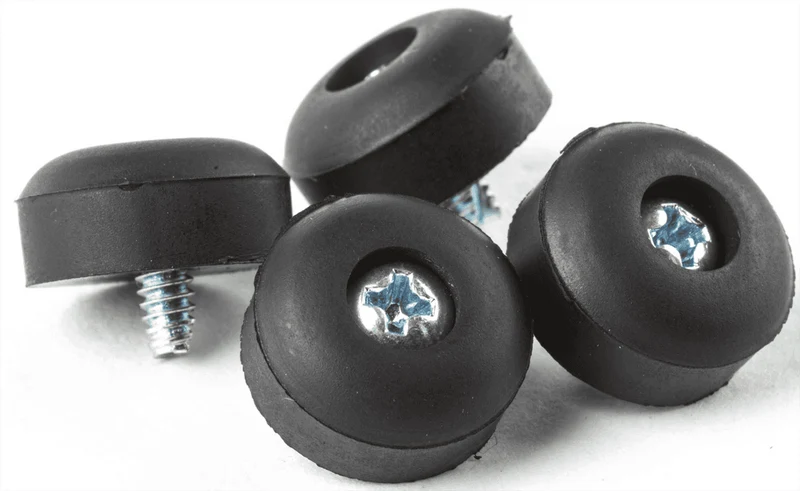 lot de 4 pieds pour pedale waha wah DUNLOP ECB151
