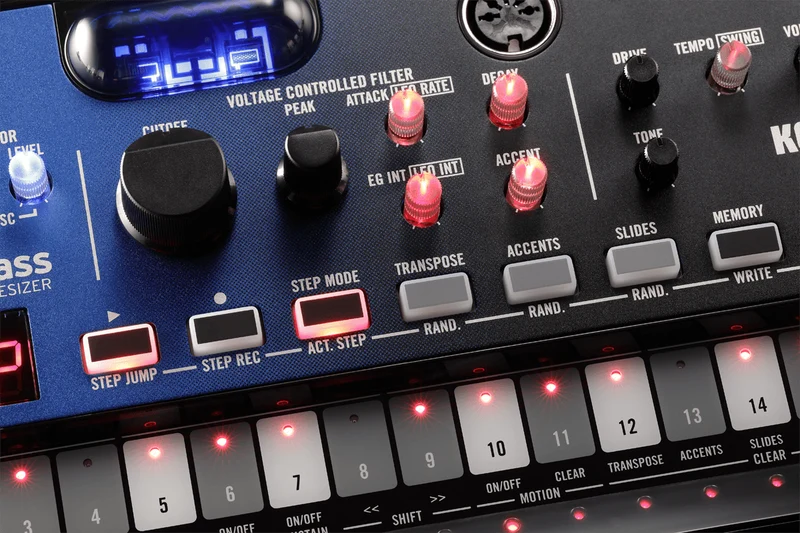 SYNTHE BASSE ANALOGIQUE AVEC LAMPE NUTUBE KORG VOLCA-NUBASS