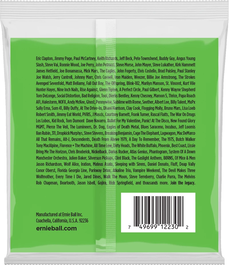 ERNIE BALL 2230 12 CORDES SLINKY - JEU DE CORDES GUITARE ELECTRIQUE 8 - 40