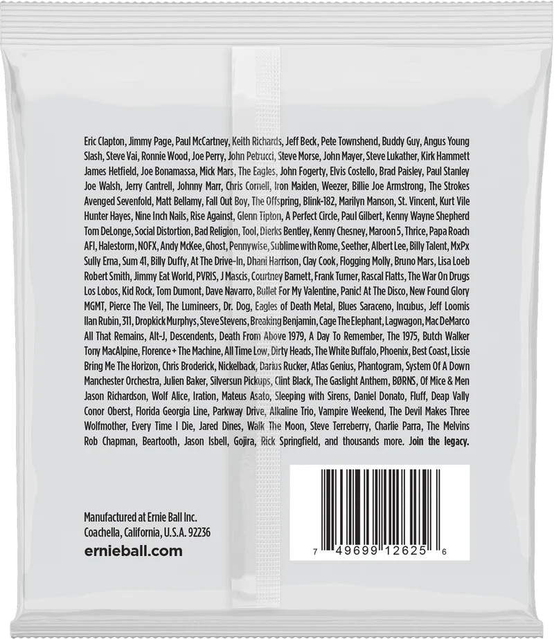 ERNIE BALL 2625 8 CORDES SLINKY - JEU DE CORDES GUITARE ELECTRIQUE 10-74
