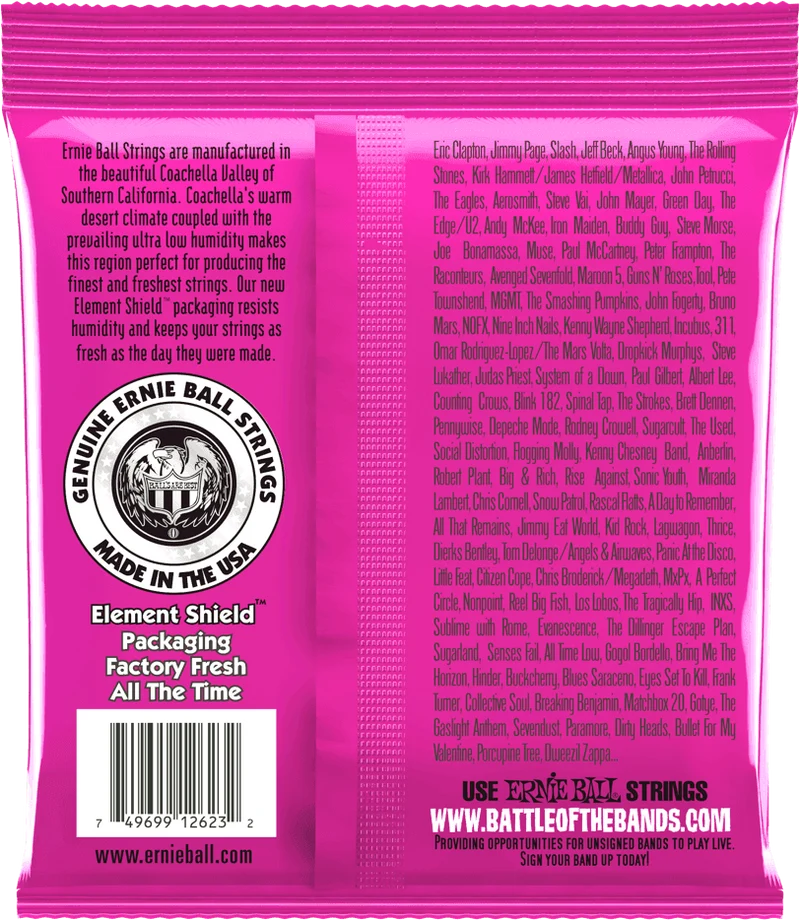 ERNIE BALL 2623 SUPER SLINKY - JEU DE CORDES GUITARE ELECTRIQUE 7 CORDES 9-52