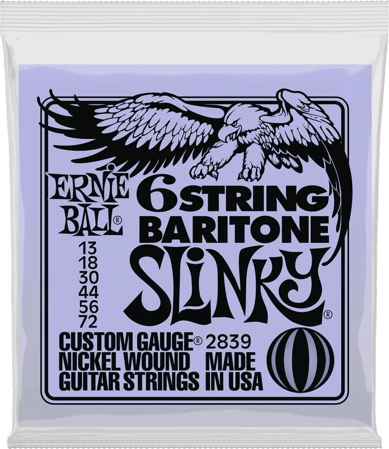 ERNIE BALL 2839 SLINKY BARYTON - JEU DE CORDES GUITARE ELECTRIQUE 13-72