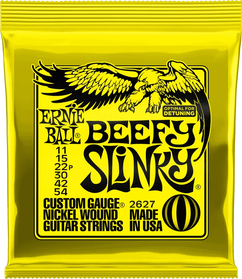ERNIE BALL 2627 BEEFY SLINKY - JEU DE CORDES GUITARE ELECTRIQUE 11-54