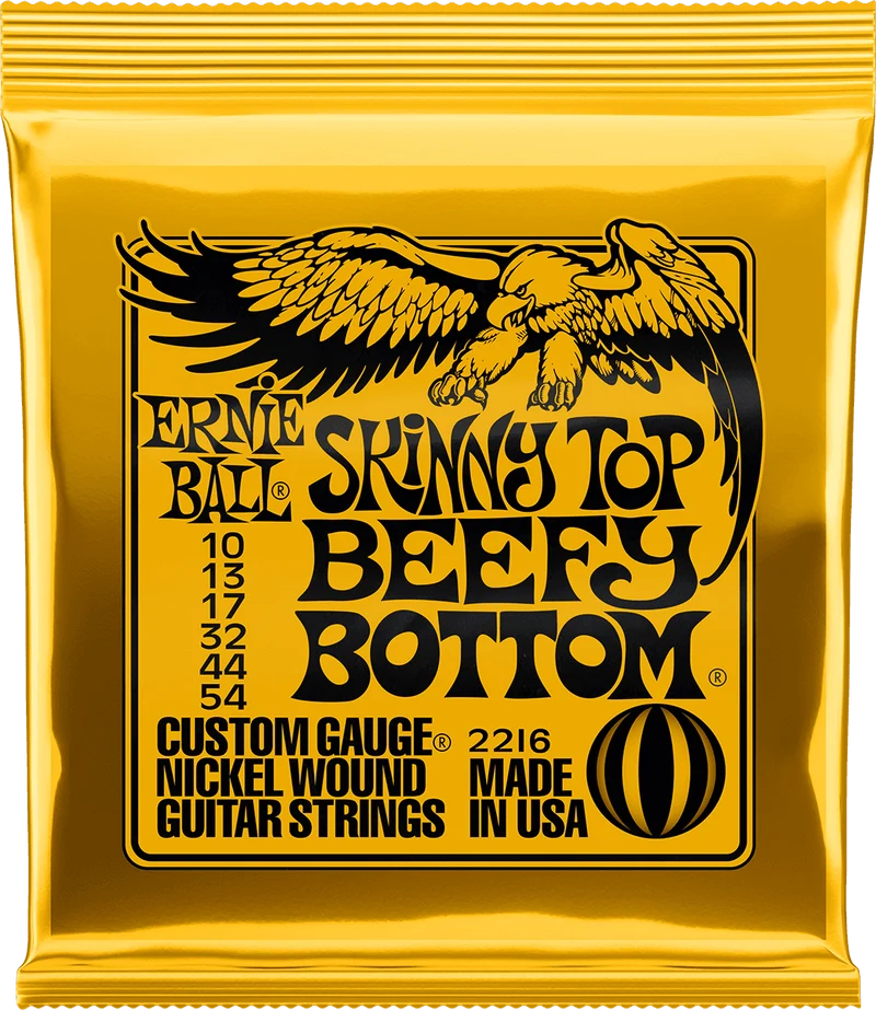 ERNIE BALL 2216 Skinny top beefy bottom - JEU CORDES GUITARE ELECTRIQUE 10-54