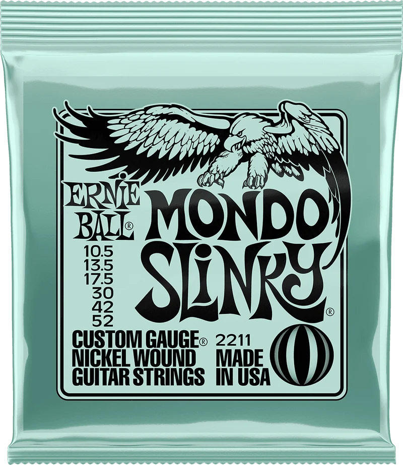 ERNIE BALL 2211 MONDO SLINKY - JEU DE CORDES GUITARE ELECTRIQUE 10.5-52