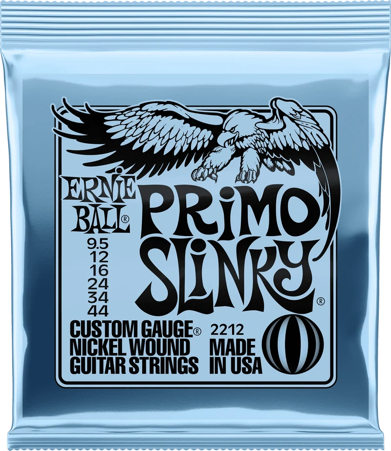 ERNIE BALL 2212 PRIMO SLINKY - JEU DE CORDES GUITARE ELECTRIQUE 9.5-44