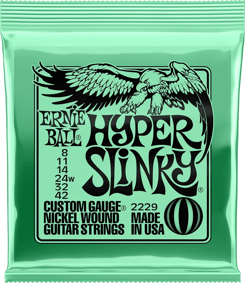 ERNIE BALL 2229 HYPER SLINKY - JEU DE CORDES GUITARE ELECTRIQUE 08 - 42