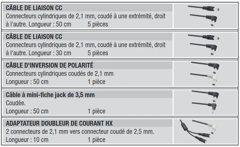 BOITIER D'ALIMENTATION POUR 10 PEDALES D'EFFET NUX ZEUS