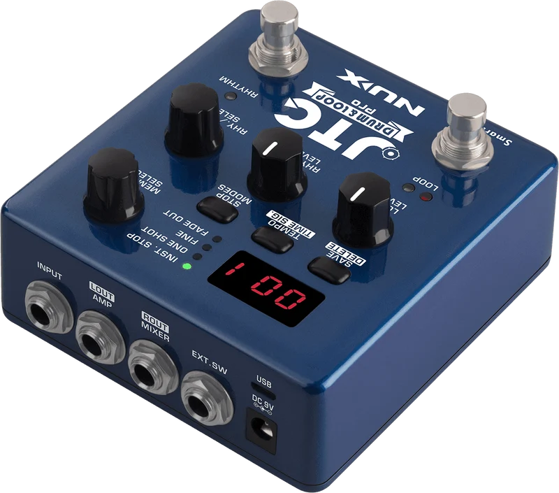 PEDALE LOOPER ET BOITE A RYTHMES NUX DRUM & LOOP