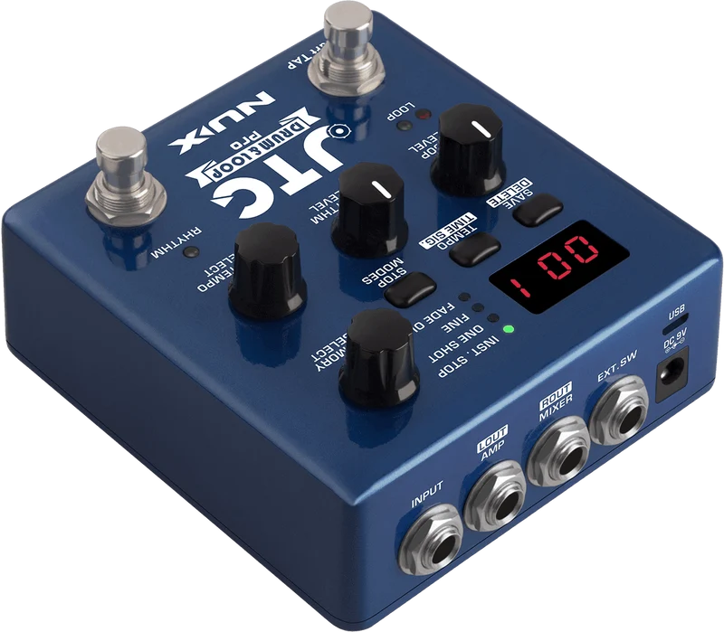 PEDALE LOOPER ET BOITE A RYTHMES NUX DRUM & LOOP