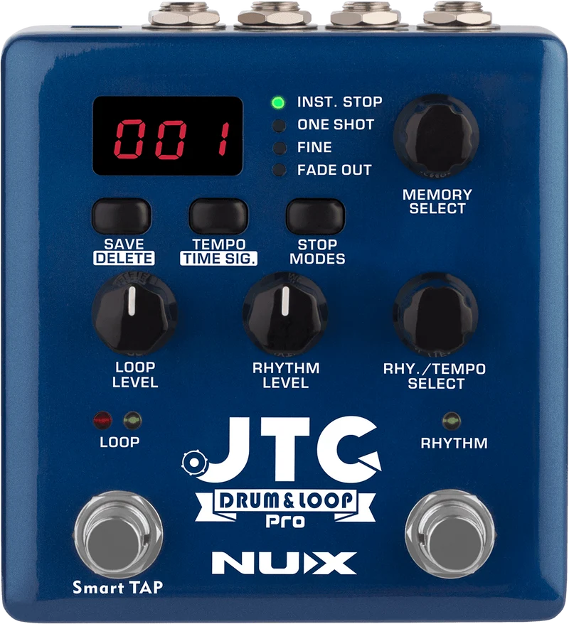 PEDALE LOOPER ET BOITE A RYTHMES NUX DRUM & LOOP