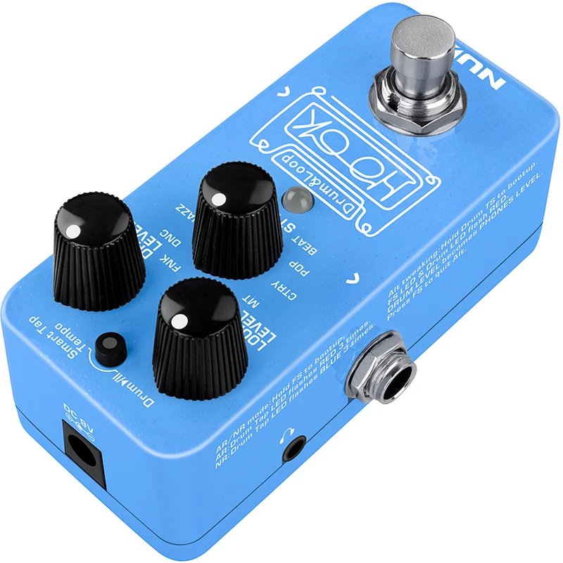 PEDALE LOOPER ET BOITE A RYTHMES MINI NUX HOOK-DRUM&LOOPMINI